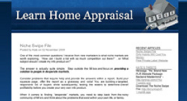 Product picture Learn Home Appraisal (PLR)