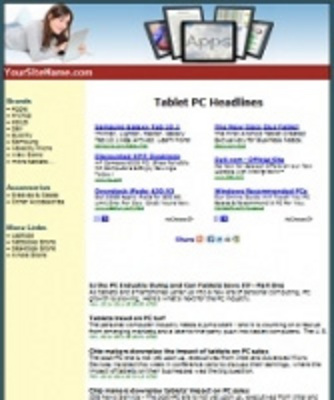 Product picture Tablets Website plr
