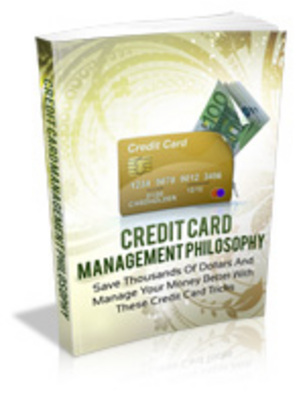 Product picture Credit Card Management Philosophy plr